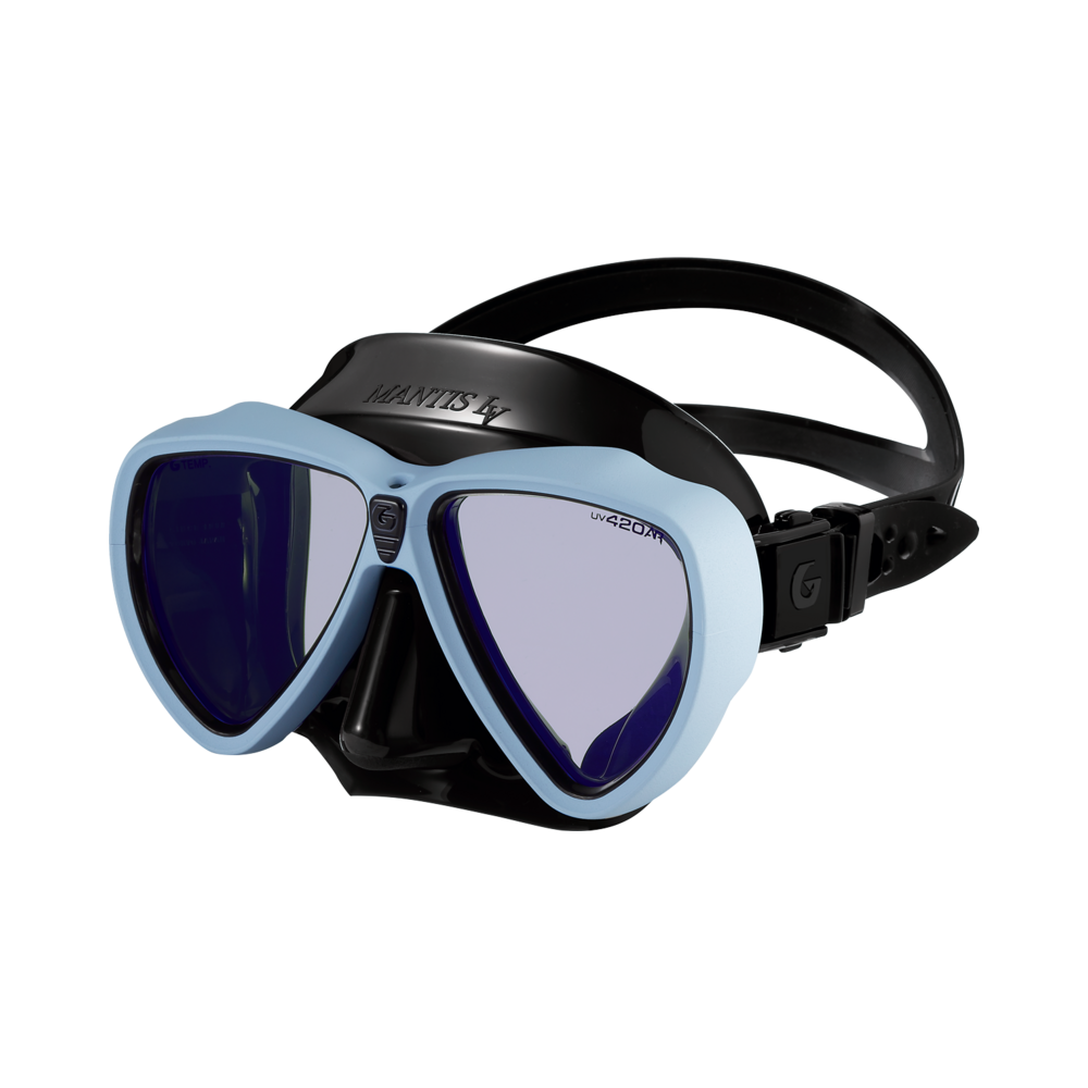 Mantis LV BK Silicone UV420+AR - STN Rubber Shell Blue