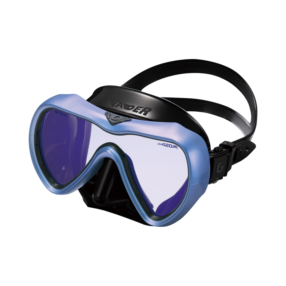Vader BK Silicone UV420+AR - MIR Polarized Blue